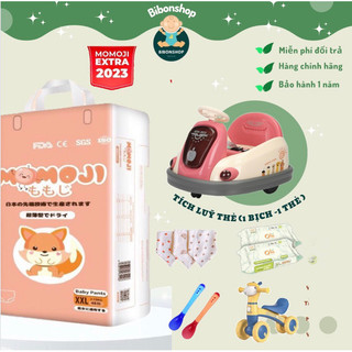 Tã bỉm momoji siêu thấm hút nb64/s60/m56/l54/xl50/xxl48