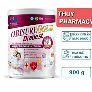 (Chính Hãng 900g):Sữa Bột  Dành Cho Người Tiểu Đường  OBISURE GOLD DIABEST.
