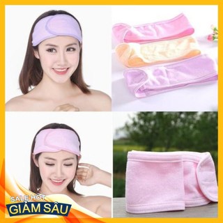 Băng đô quấn tóc | băng đô quấn đầu spa loại 10cm nhám dính chắc chắn