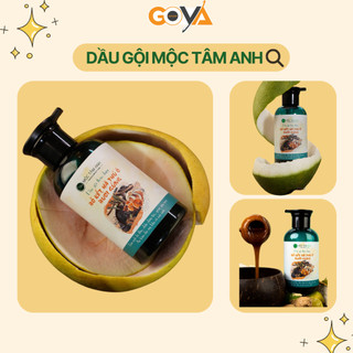 Dầu gội Mộc Tâm Anh thảo dược bồ kết, hà thủ ô, bưởi gừng 350g