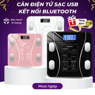 Cân Điện Tử sức khoẻ Kết Nối Bluetooth Phân Tích Chỉ Số Cơ Thể - Cân Sức Khỏe phân tích chỉ số cơ thể hàng chính hãng