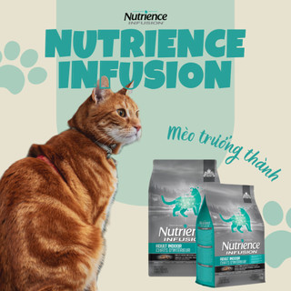 Thức ăn mèo Nutrience Infusion 500g vị cá & vị gà