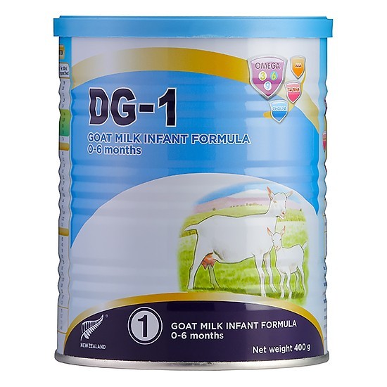 DG (New Zealand) - Lon Sữa Dê Công Thức DG1 DG2 DG3 400g Hỗ Trợ Tăng Trưởng Và Sự Phát Triển Toàn Diện Của Trẻ