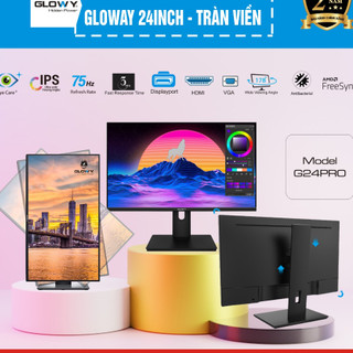 Màn hình chính hãng Glowy 24"/22" - Tràn viền, full HD. Bảo hành 24 tháng !!!