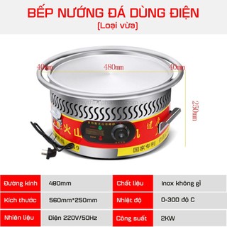 Máy nướng đá xúc xích dùng điện