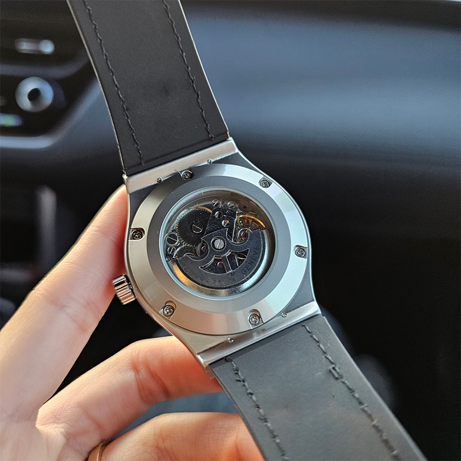 Đồng Hồ Hulo Nam Máy Cơ Siêu Phẩm Giá Rẻ Size Mặt 42mm Chống Nước Sinh Hoạt Bảo Hành 12 Tháng