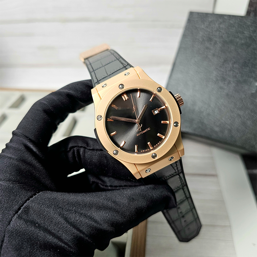 Đồng Hồ Hulo Nam Máy Cơ Siêu Phẩm Giá Rẻ Size Mặt 42mm Chống Nước Sinh Hoạt Bảo Hành 12 Tháng