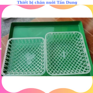 Rổ đẻ cho chim bồ câu gà tre, rổ ấp trứng cho chim bằng nhựa kích thước 20x20 và 23x26cm