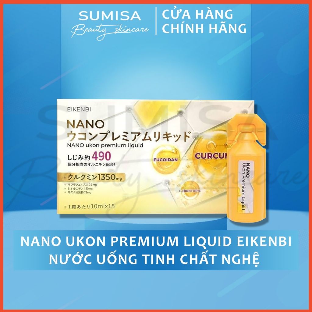 Nano Ukon Premium Liquid Eikenbi Nước uống tinh chất nghệ