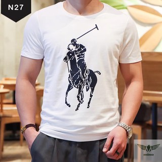 ÁO PHÔNG HÃNG CON NGỰA COTTON MỀM MỊN N27