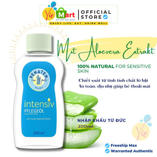 Dầu Massage Penaten 200ml Dầu Mát xa, dưỡng ẩm cho bé từ sơ sinh