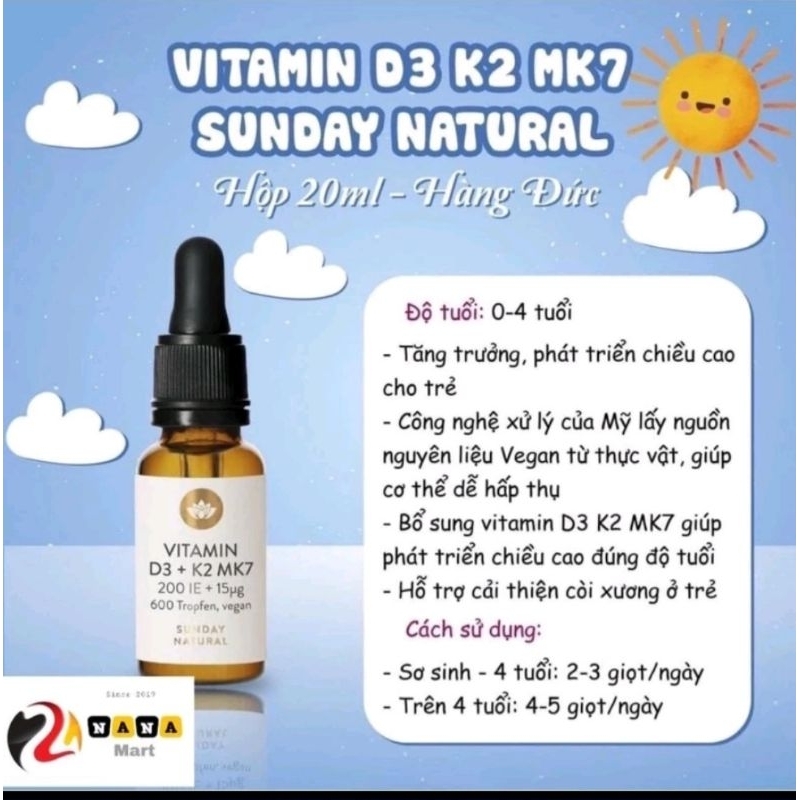 Vitamin D3 K2 Mk7