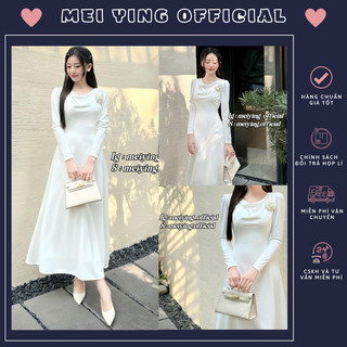 [SẴN HÀNG]  MEI YING OFFICIAL Đầm Tiểu Thư Quảng Châu Hai Lớp