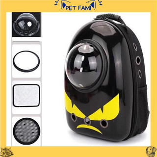 [FREESHIP ĐƠN 50K] Balo Phi Hành Gia Cho Mèo Hình FENDI_Balo Vận Chuyển BATMAN Cho Thú Cưng
