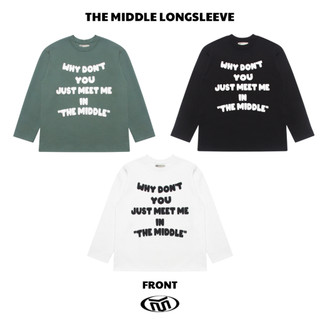 Áo tay dài THEMIDDLE unisex form rộng