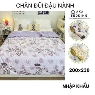 Chăn hè đũi xơ đậu lành mềm mại cực thoáng mát size 200x230cm phù hợp dùng 4 mùa