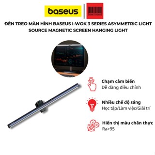 Đèn treo màn hình đa năng Baseus i-wok 3 Series Asymmetric Light Source Magnetic Screen Hanging Light