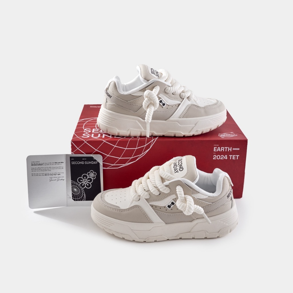 [SPECIAL BOX] Giày Thể Thao Sneaker Nam Nữ Second Sunday Super Shy Đế Tăng Chiều Cao 4cm SK51 | BigBuy360 - bigbuy360.vn