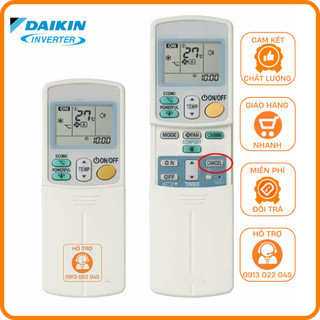 Điều khiển điều hòa Daikin Inverter - Remote máy lạnh Daikin (Hàng loại 1)