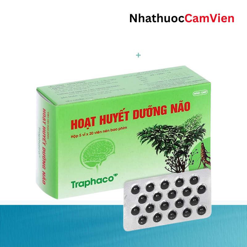  Hoạt Huyết Dưỡng Não TPC, Bổ Não, Tuần Hoàn Não, Cải Thiện Và Tăng Cường Trí Nhớ