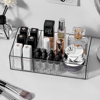 Hộp đựng phấn mắt bảng màu trang điểm tủ để bàn ký túc xá kệ acrylic mỹ phẩm giá đựng son môi