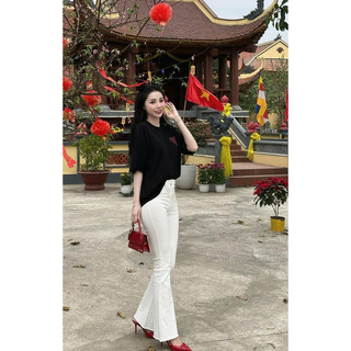 Áo Phông Tim Đỏ Trơn QC