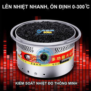 Máy nướng xúc xích bằng đá , bếp nướng lạp xưởng cao cấp - Bảo hành 12 tháng