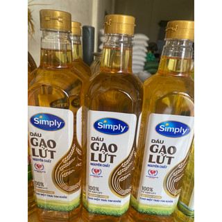 Dầu gạo lứt Simply 1 lit