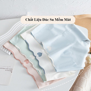 Combo 5 quần lót nữ đúc su Tim thun lạnh kháng khuẩn 38-69kg