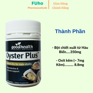 Tinh Chất Hàu Goodhealth Oyster Plus, Tăng cường sinh lực