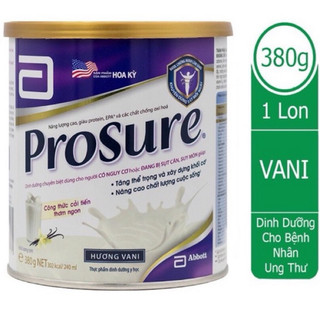 Sữa bột Prosure Vanilla dinh dưỡng vàng cho bệnh nhân ung thư - 380g