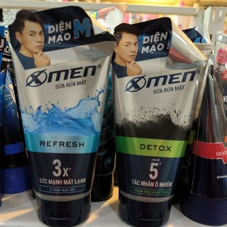 Sữa rửa mặt Xmen Mới ( detox than và 3x mát lạnh)