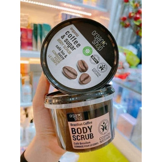 Tẩy tế chết body scrub Organic coffee & sugar Nga