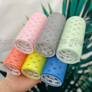 Lô Cuốn Tóc Hàn Quốc Lõi Nhôm 12cm Siêu To Dài Tự Dính Uốn Mái Dài Cỡ Lớn