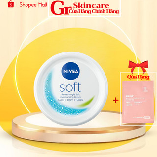 Kem dưỡng ẩm da NIVEA Soft cho cả da mặt và toàn thân dưỡng da mềm mịn 200ml
