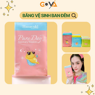Băng Vệ Sinh Ban Đêm Hanayuki Pure Day Sanitary Napkin