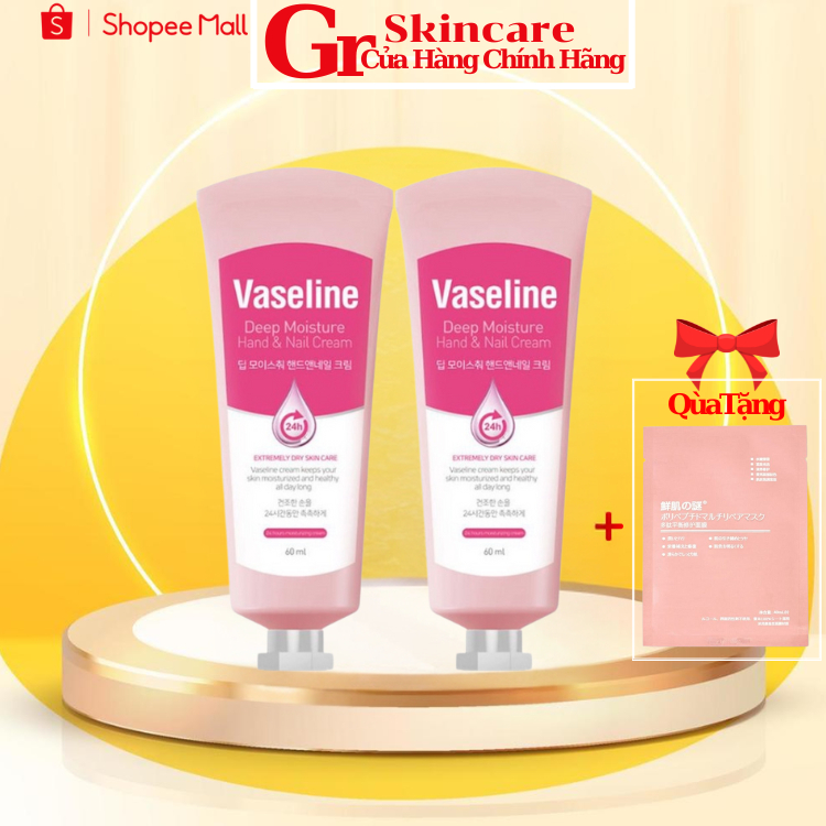 Kem Dưỡng Da Tay Và Móng Vaseline Deep Moisture Bản Hàn Quốc 60ml
