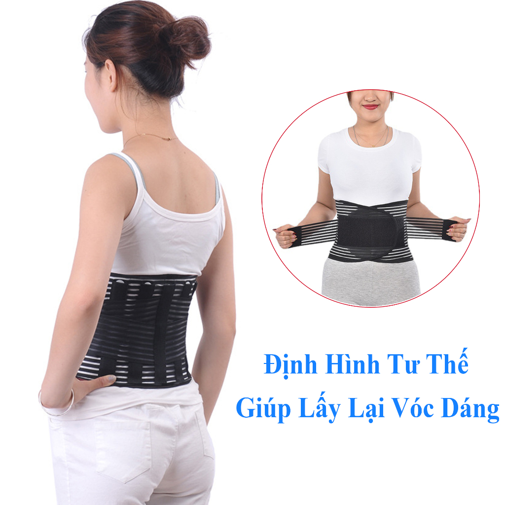 Đai Lưng Cột Sống Thoát Vị Đĩa Đệm Chống Gù Lưng ANDEGO Hỗ Trợ Tập Luyện Bảo Hành Lỗi 1 Đổi 1