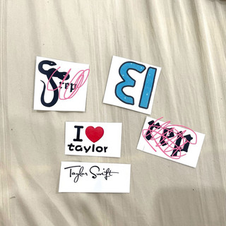 Hình xăm dán taylor swift - eras tour - hình dán số 13 - tattoo 13 - taylor swift tattoo