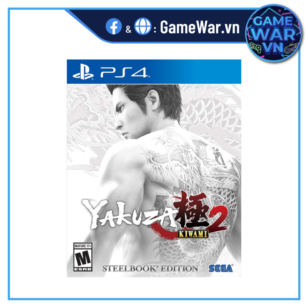 Đĩa Game PS4 - Yakuza Kiwami 2 Steelbook (2nd)