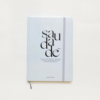 Quà 8/3 - Sổ tay A5 CRABIT SAUDADE XANH Ruột Ô Vuông Grid 130gsm 110 trang - Obscure Feeling Collection