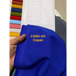 Vải cotton lạnh - 2 biên chỉ đỏ