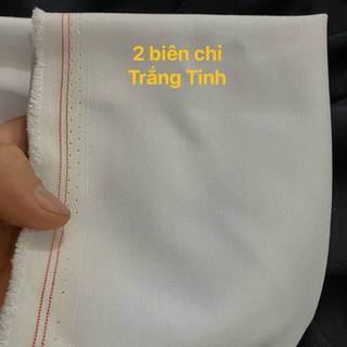 Vải cotton lạnh - 2 biên chỉ đỏ