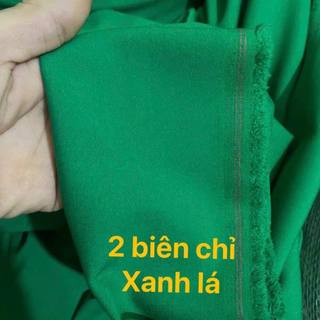 Vải cotton lạnh - 2 biên chỉ đỏ