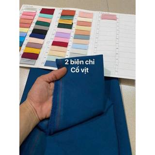 Vải cotton lạnh - 2 biên chỉ đỏ