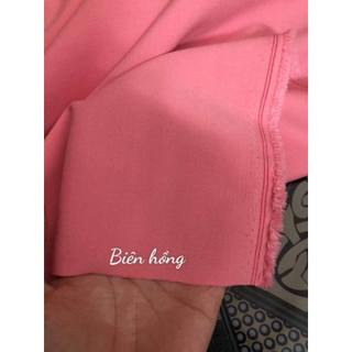 Vải cotton lạnh - 2 biên chỉ đỏ