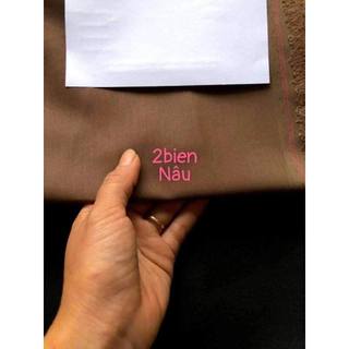 Vải cotton lạnh - 2 biên chỉ đỏ