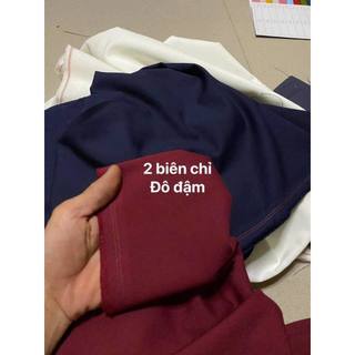 Vải cotton lạnh - 2 biên chỉ đỏ