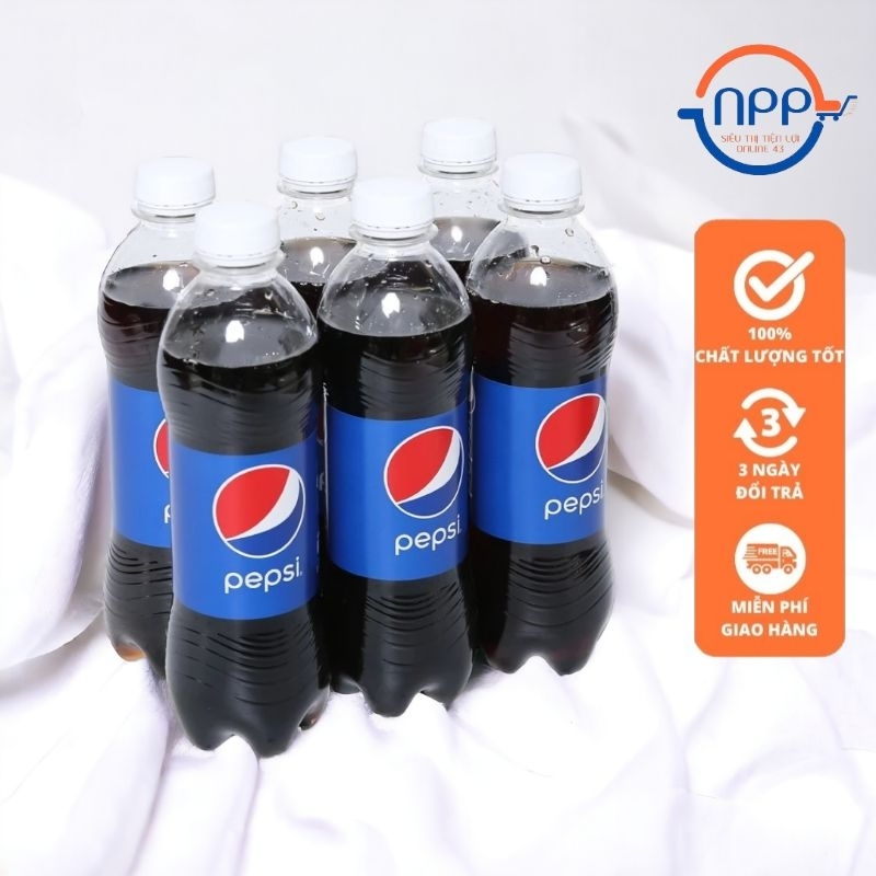 [1 Lốc] Nước Ngọt Pepsi Chai 390ml