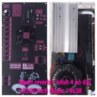 Mạch REVERB cho dàn loa kéo chuyên nghiệp